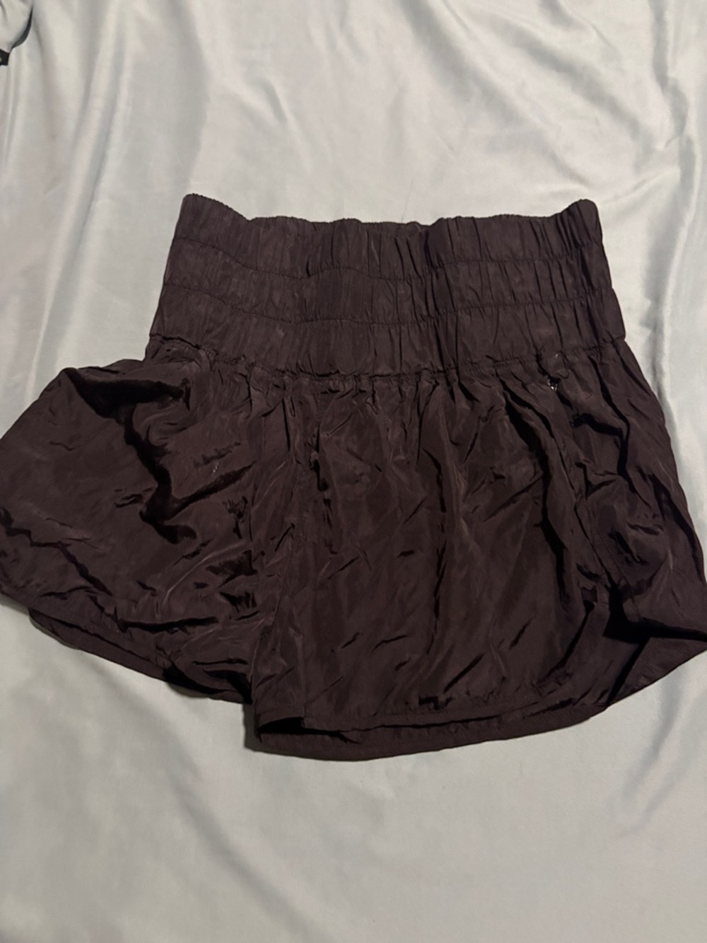 Free People Dark Brown Athletic Shorts